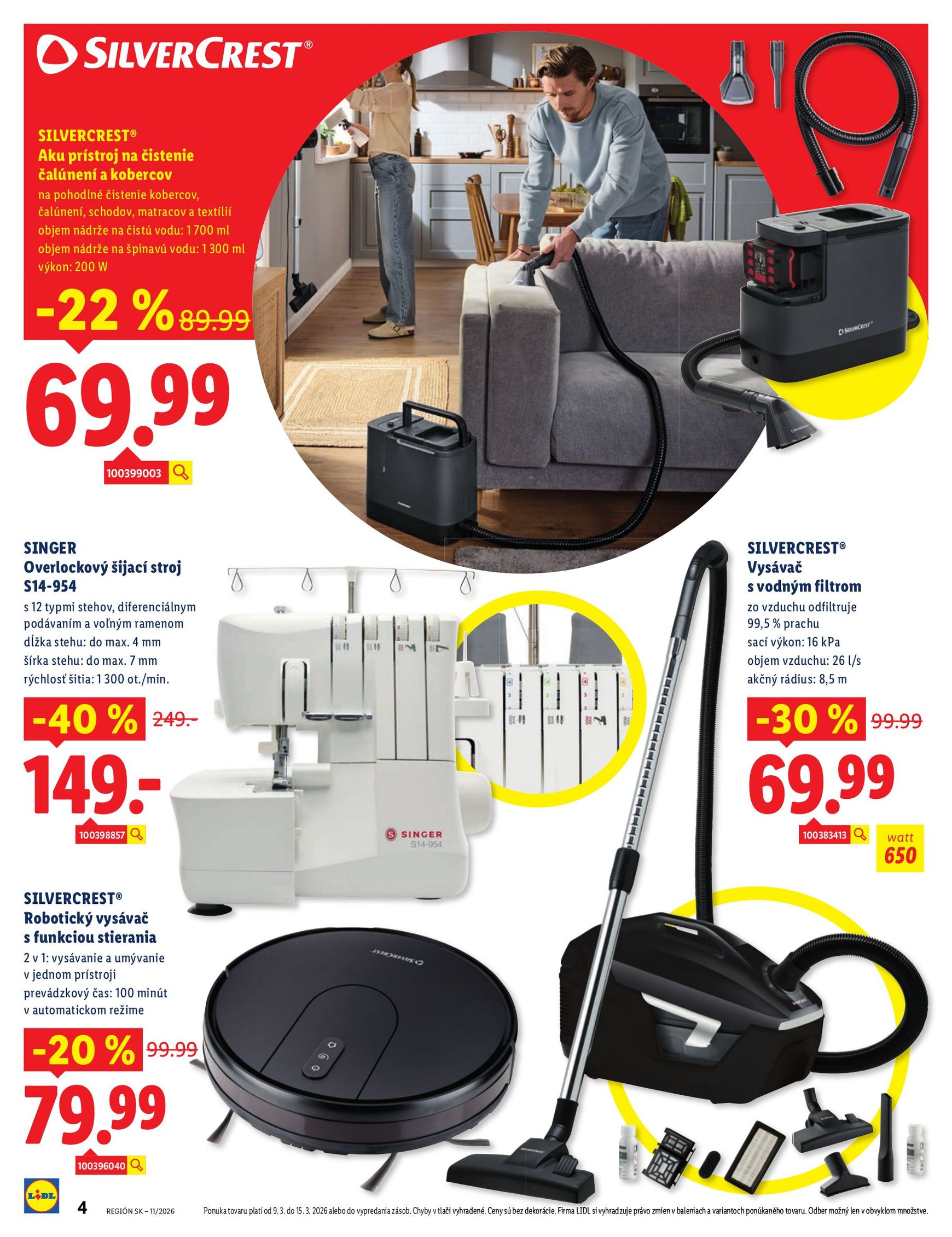 Page 4 of Aktuálny lidl leták platný od pondelka 09.03 do 15.03