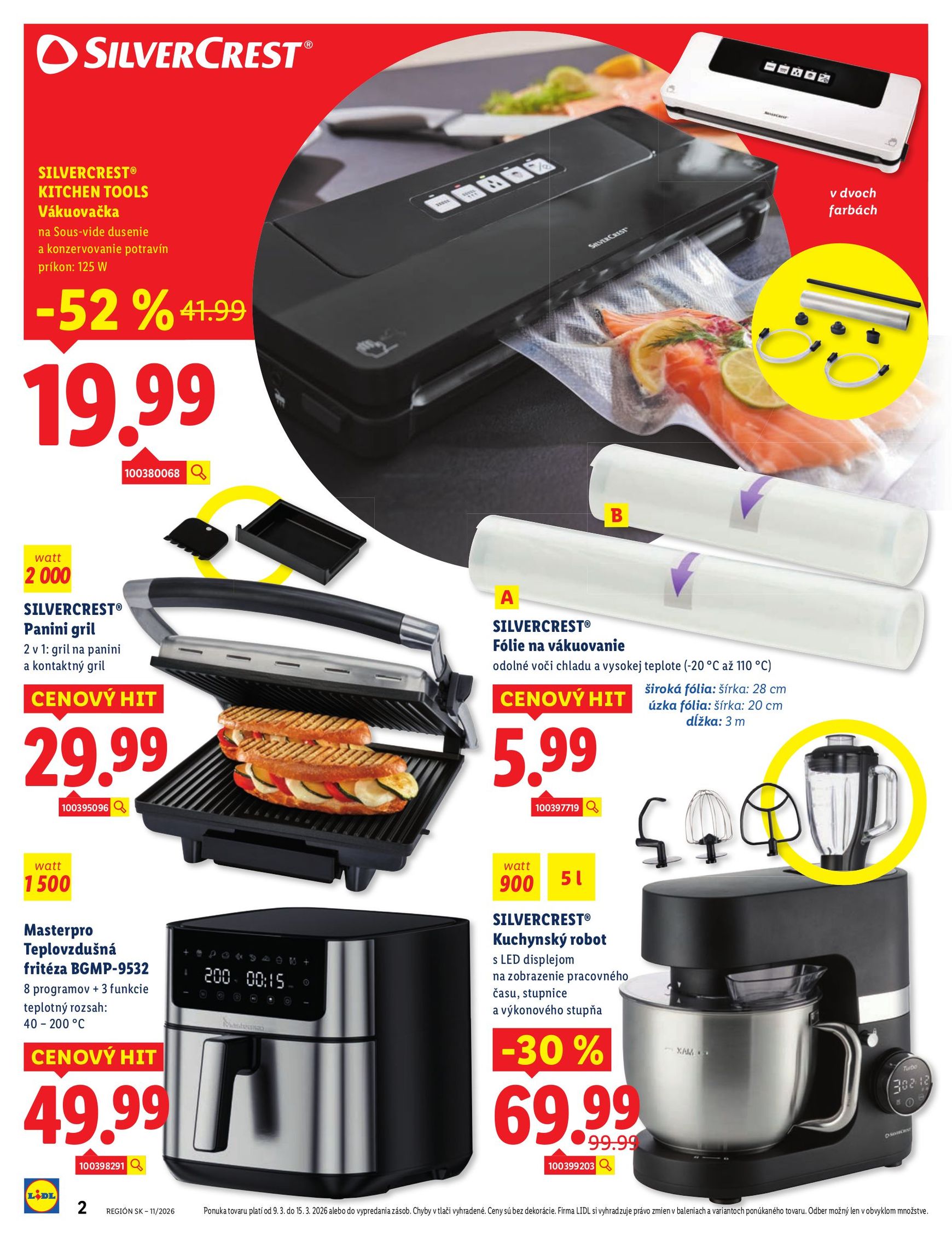 Page 2 of Aktuálny lidl leták platný od pondelka 09.03 do 15.03