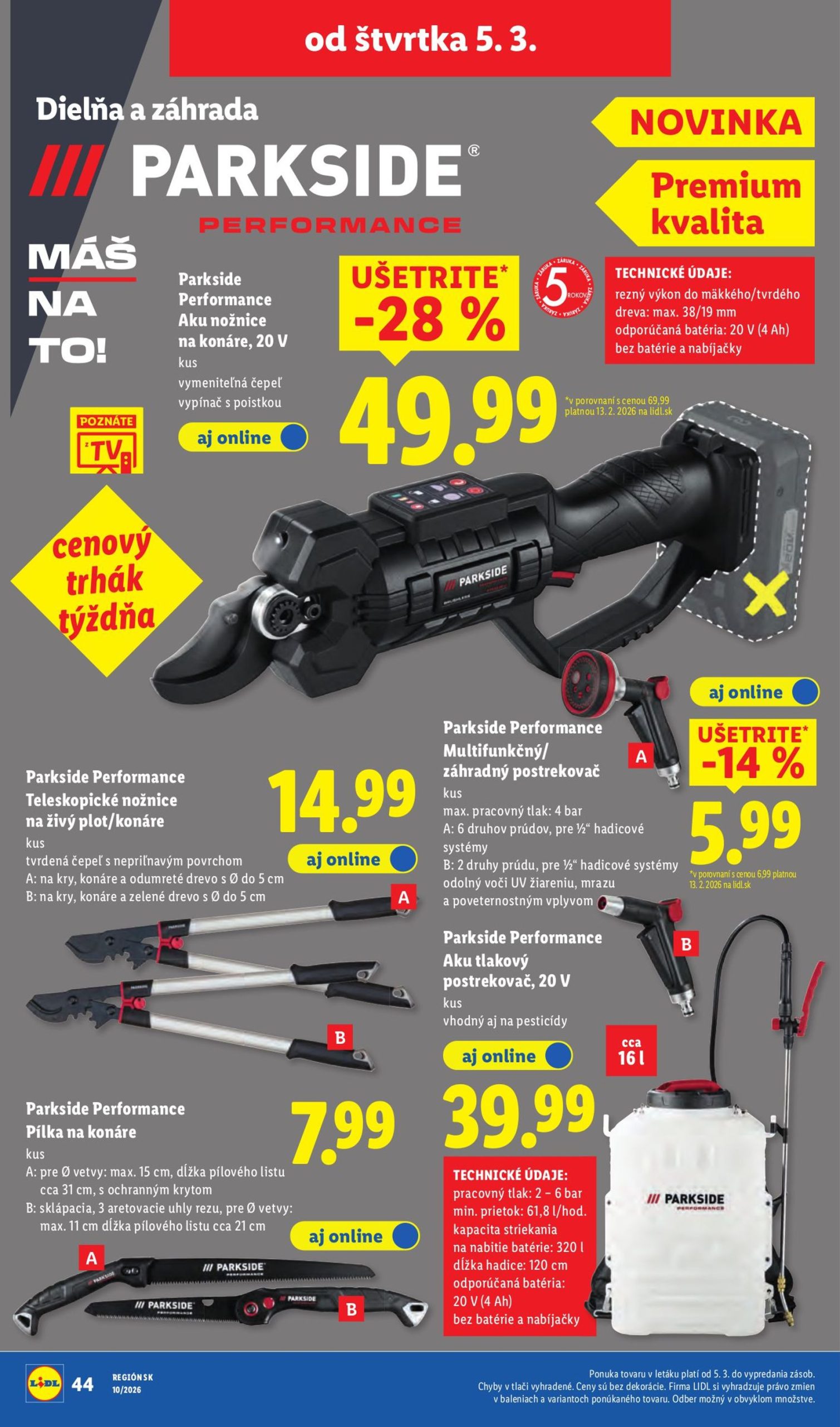 Page 36 of Aktuálny lidl leták platný od štvrtka 05.03 do 08.03