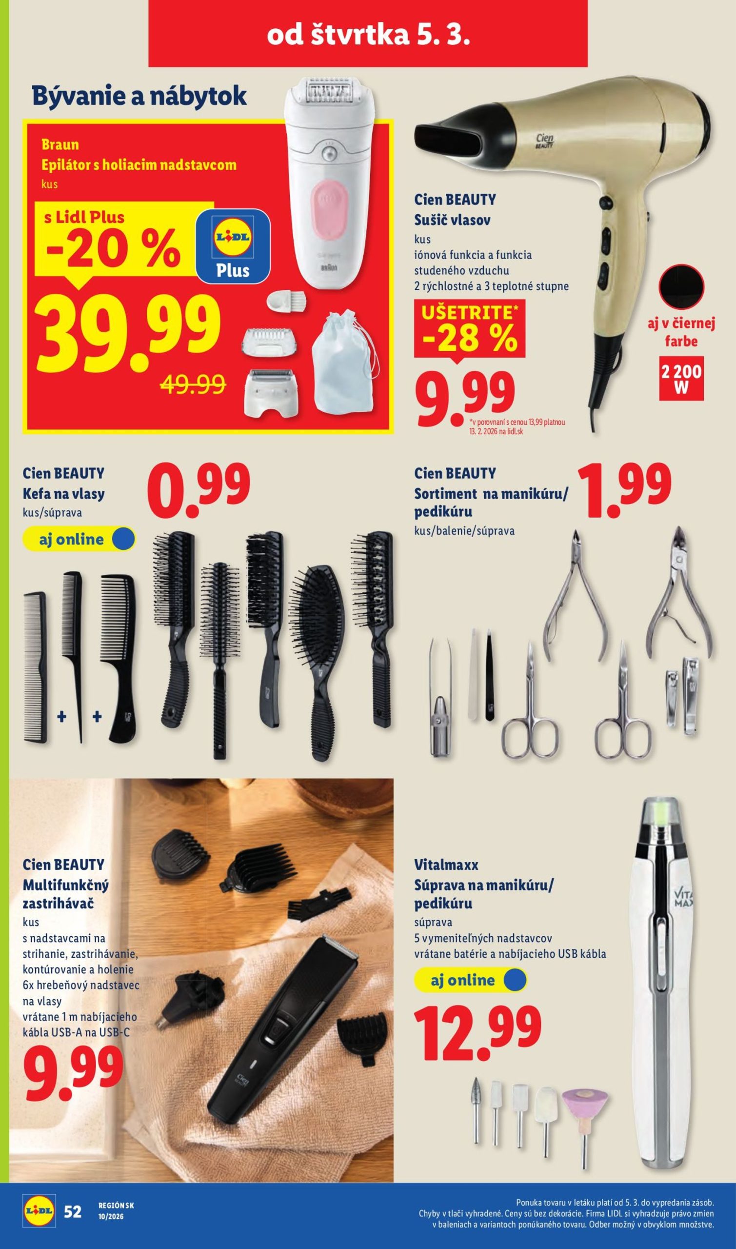 Page 44 of Aktuálny lidl leták platný od štvrtka 05.03 do 08.03