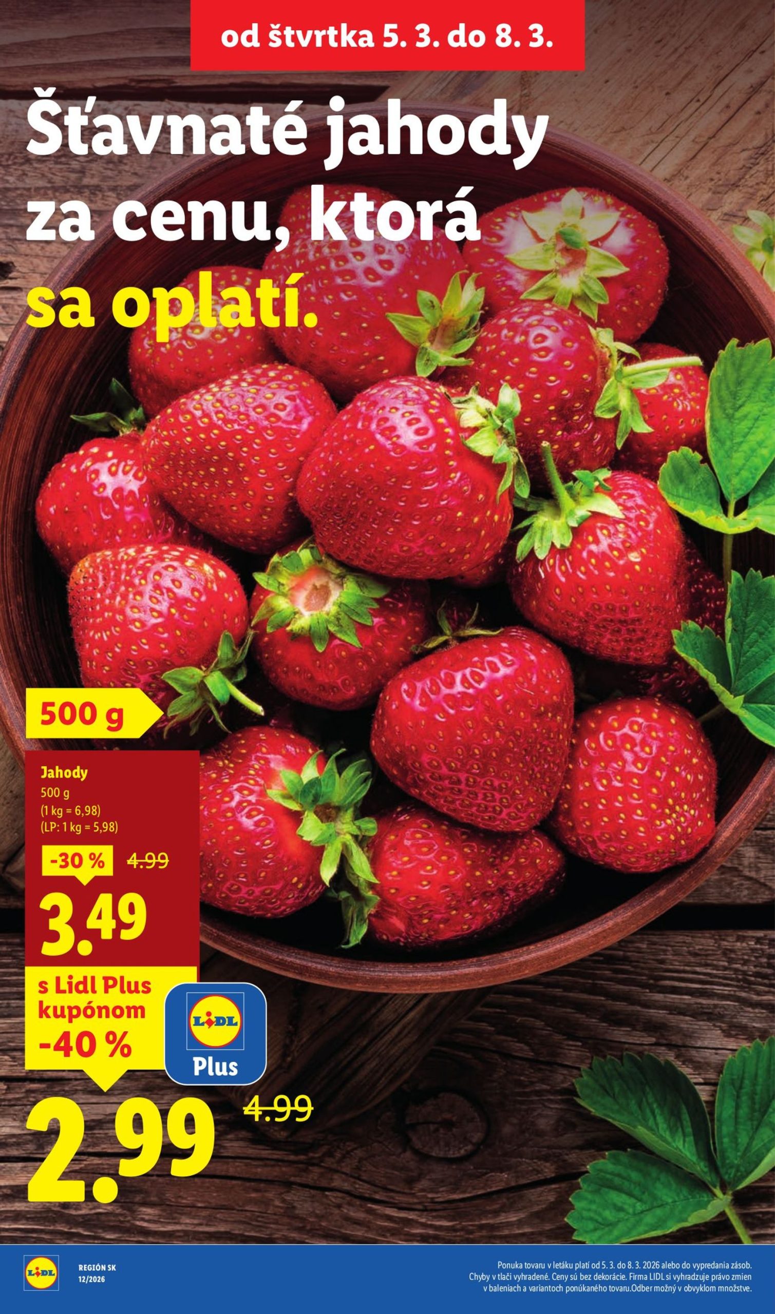 Page 22 of Aktuálny lidl leták platný od štvrtka 05.03 do 08.03