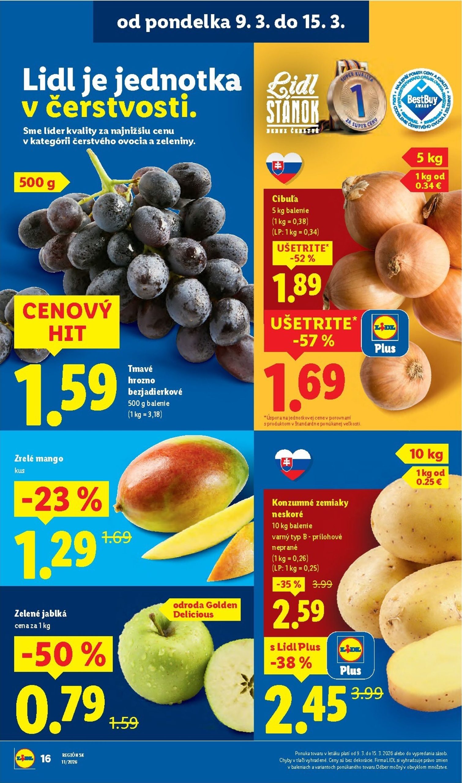 Page 18 of Aktuálny lidl leták platný od pondelka 09.03 do 15.03