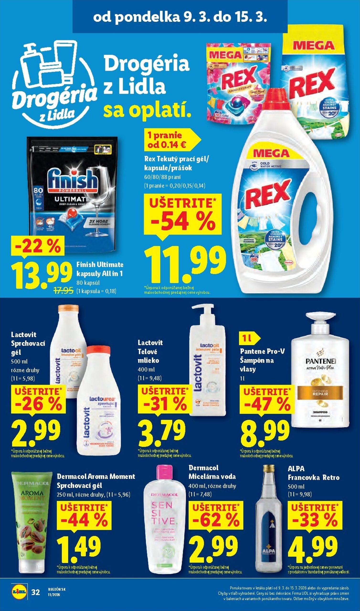 Page 38 of Aktuálny lidl leták platný od pondelka 09.03 do 15.03