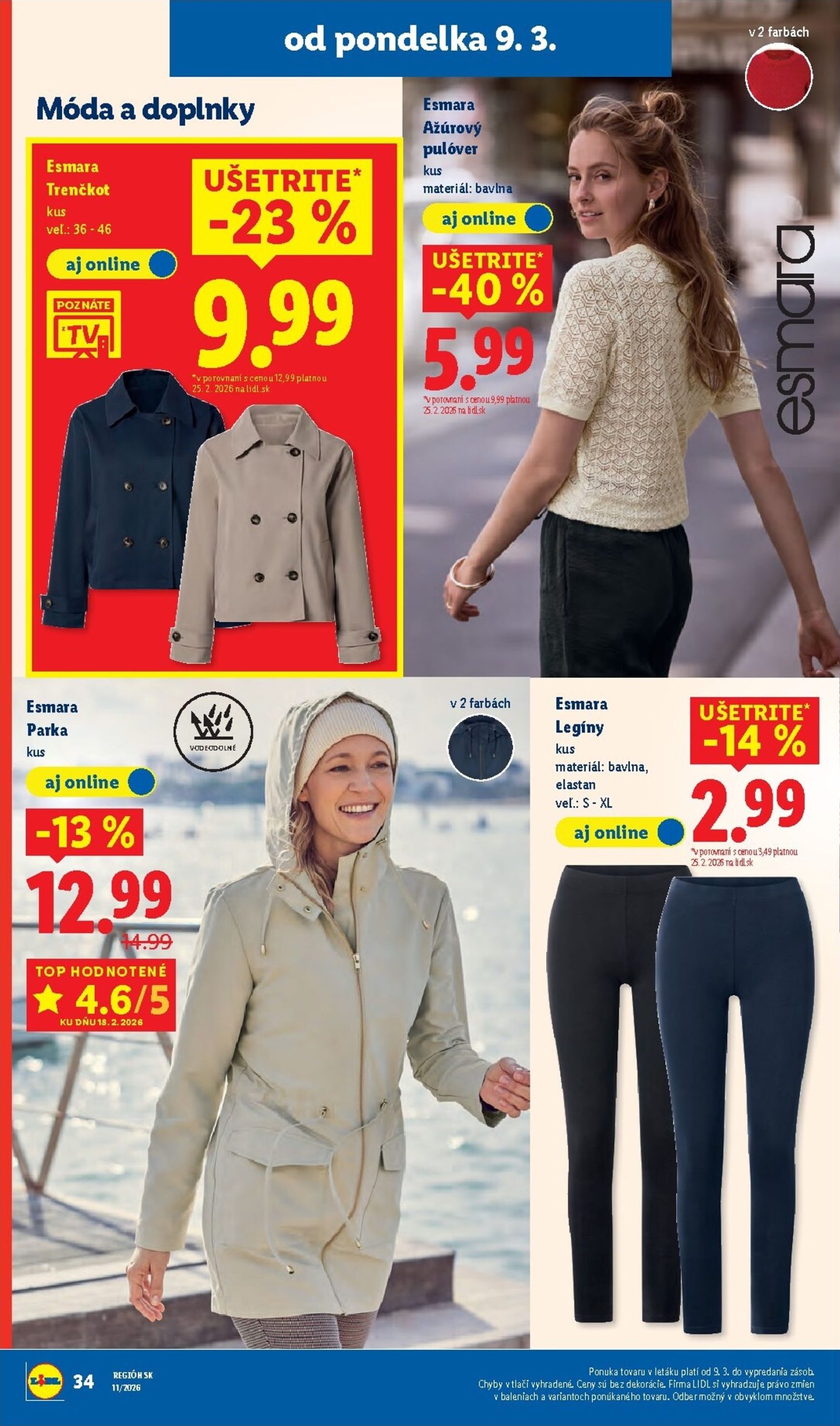 Page 44 of Aktuálny lidl leták platný od pondelka 09.03 do 15.03