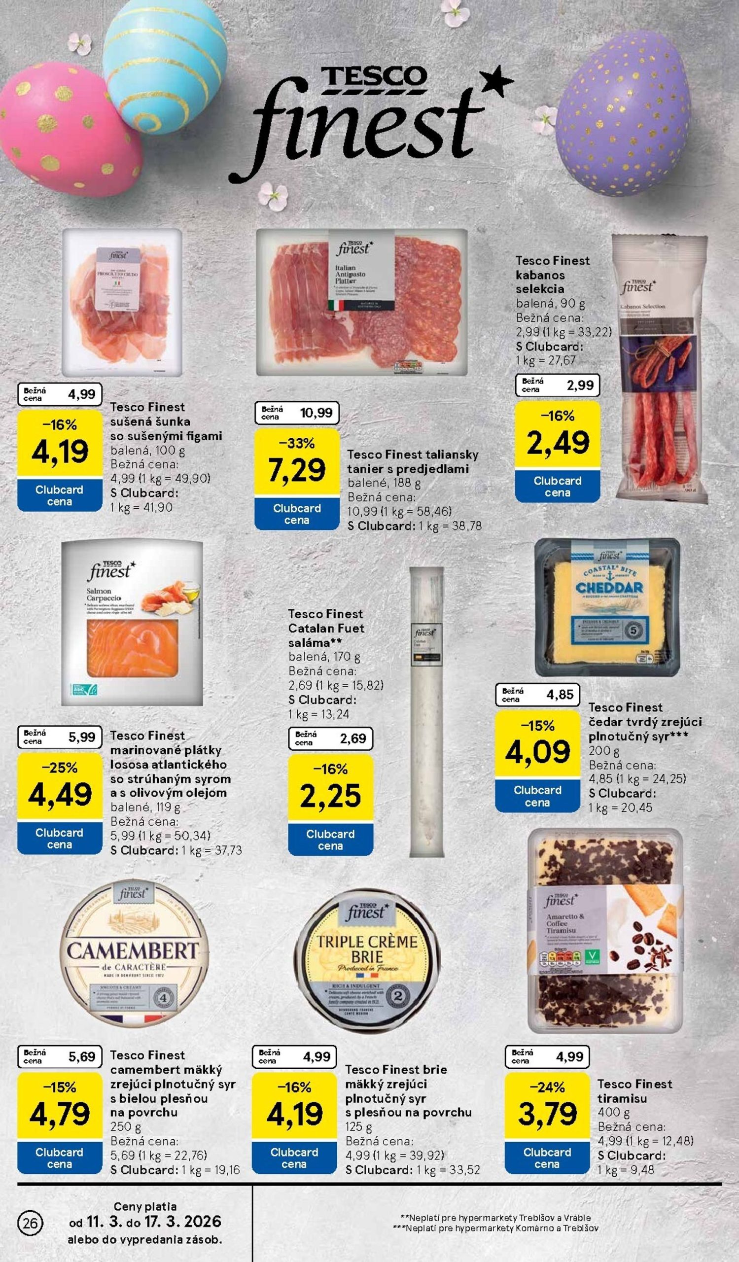 Page 26 of Aktuálny tesco leták platný od stredy 11.03 do 17.03