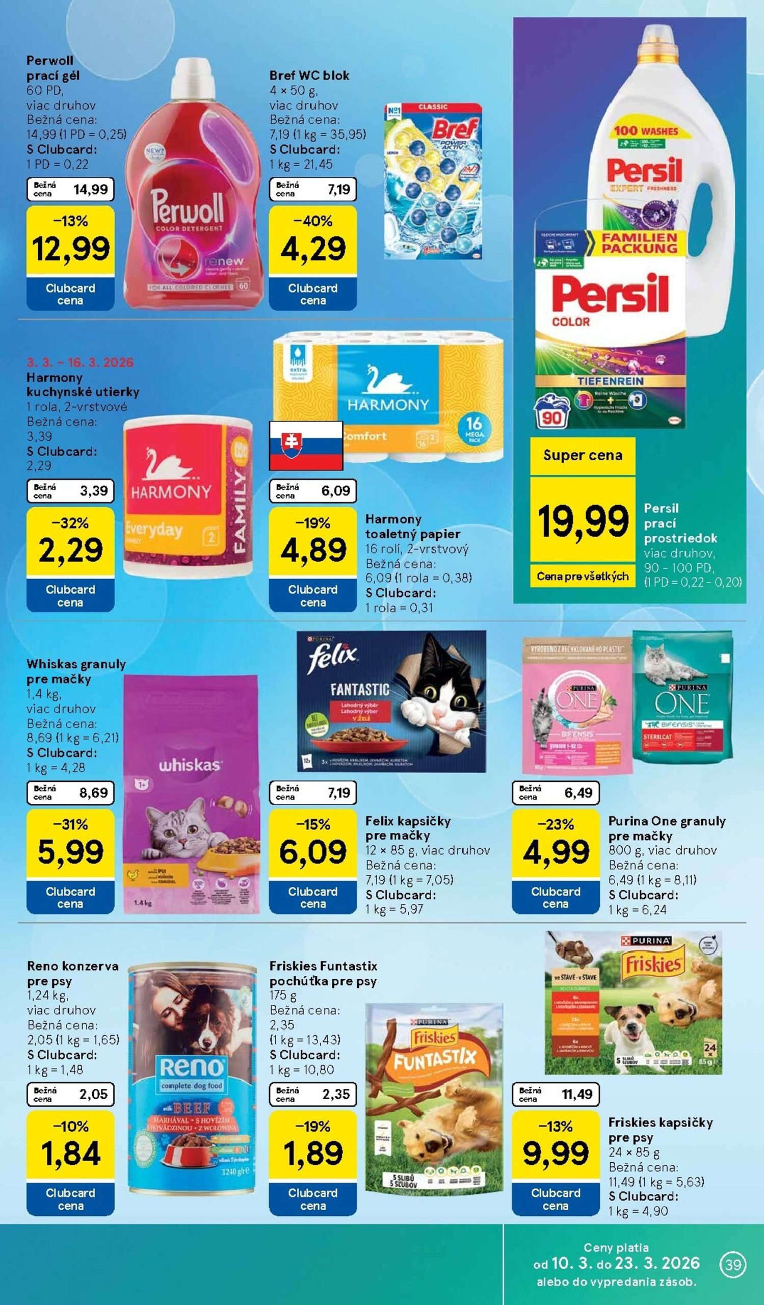Page 39 of Aktuálny tesco leták platný od stredy 11.03 do 17.03