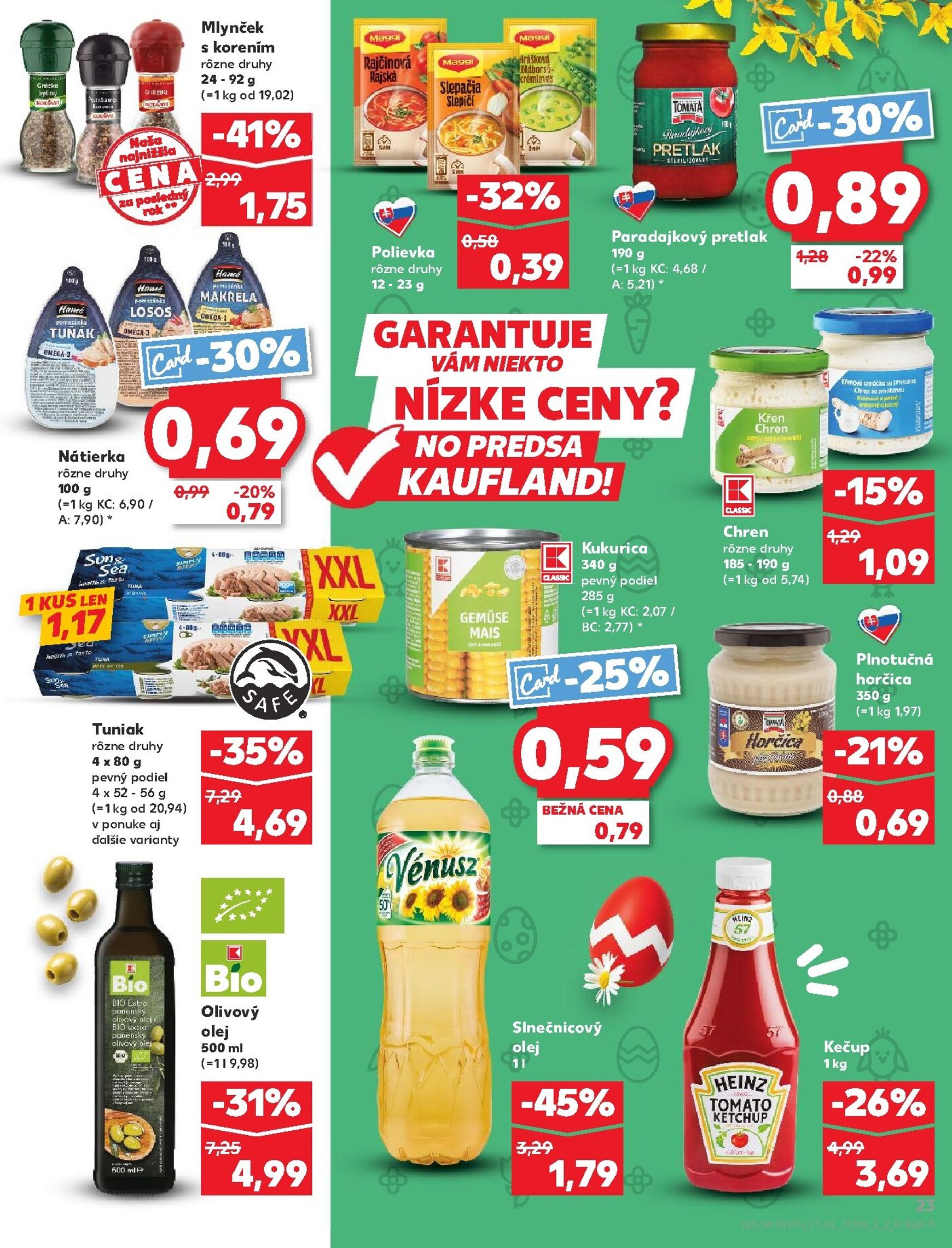 Page 23 of Aktuálny kaufland leták platný od štvrtka 12.03 do 18.03