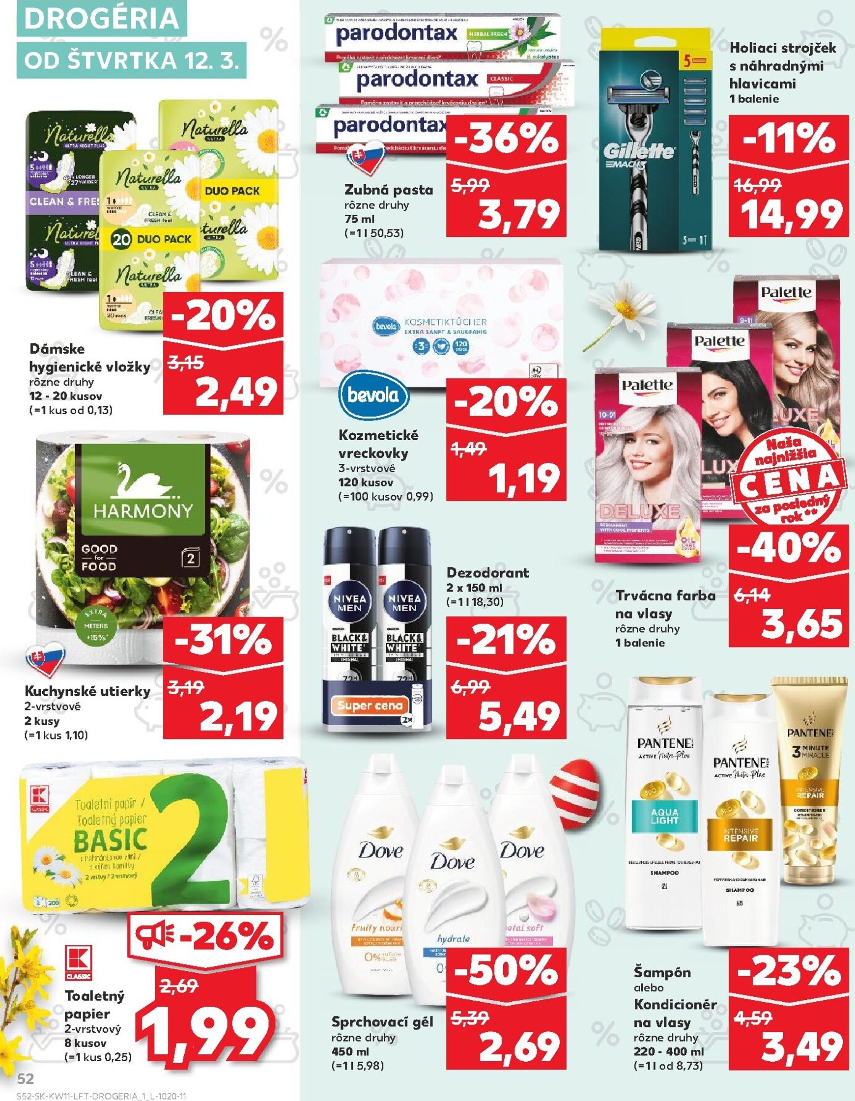 Page 52 of Aktuálny kaufland leták platný od štvrtka 12.03 do 18.03
