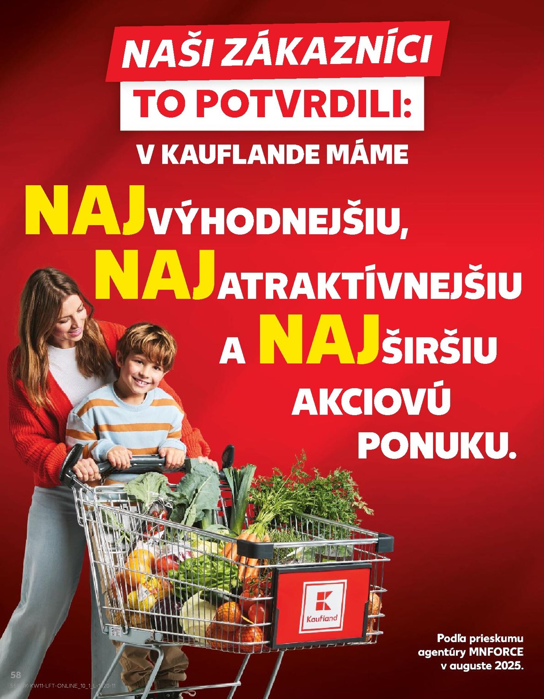 Page 58 of Aktuálny kaufland leták platný od štvrtka 12.03 do 18.03