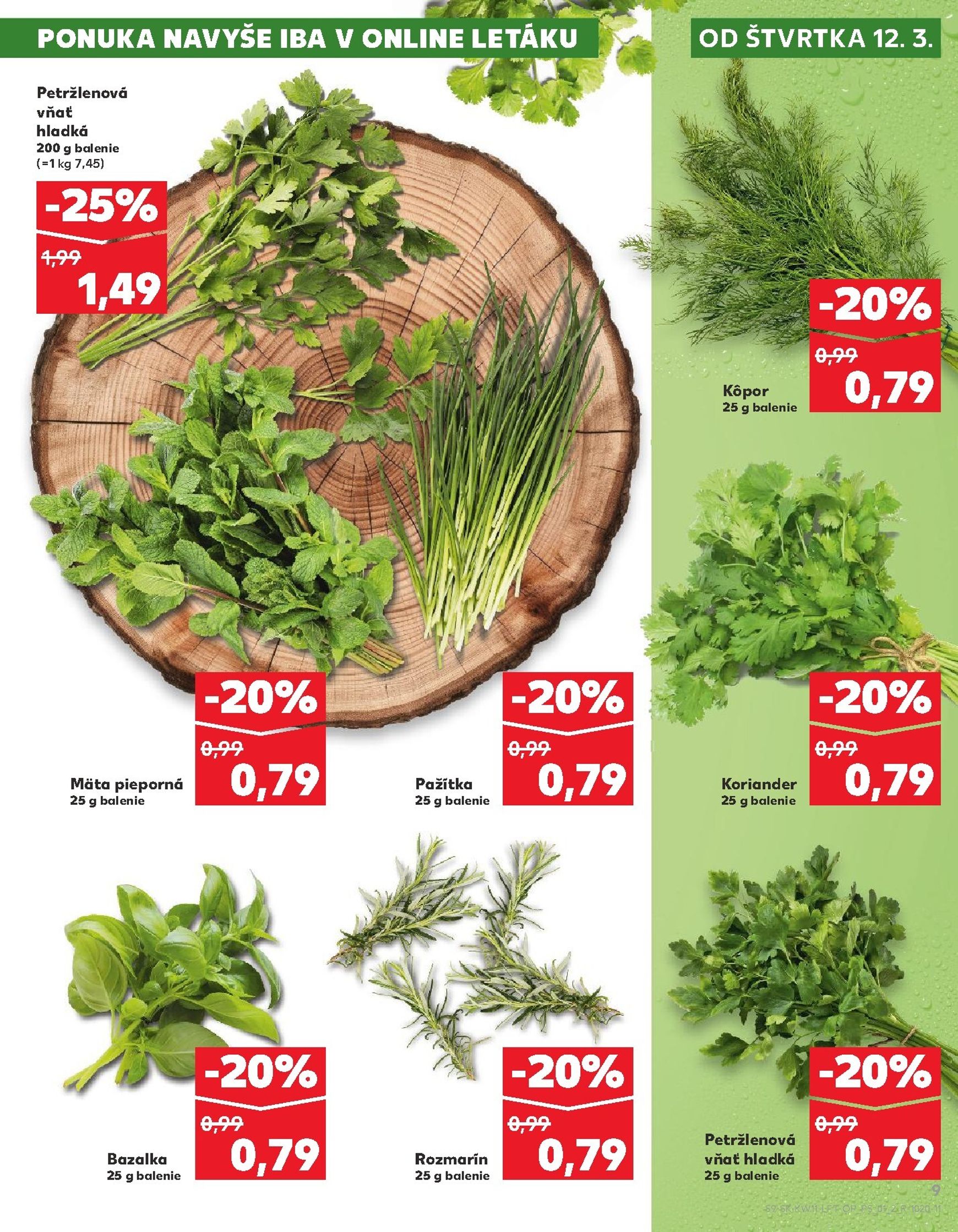 Page 9 of Aktuálny kaufland leták platný od štvrtka 12.03 do 18.03