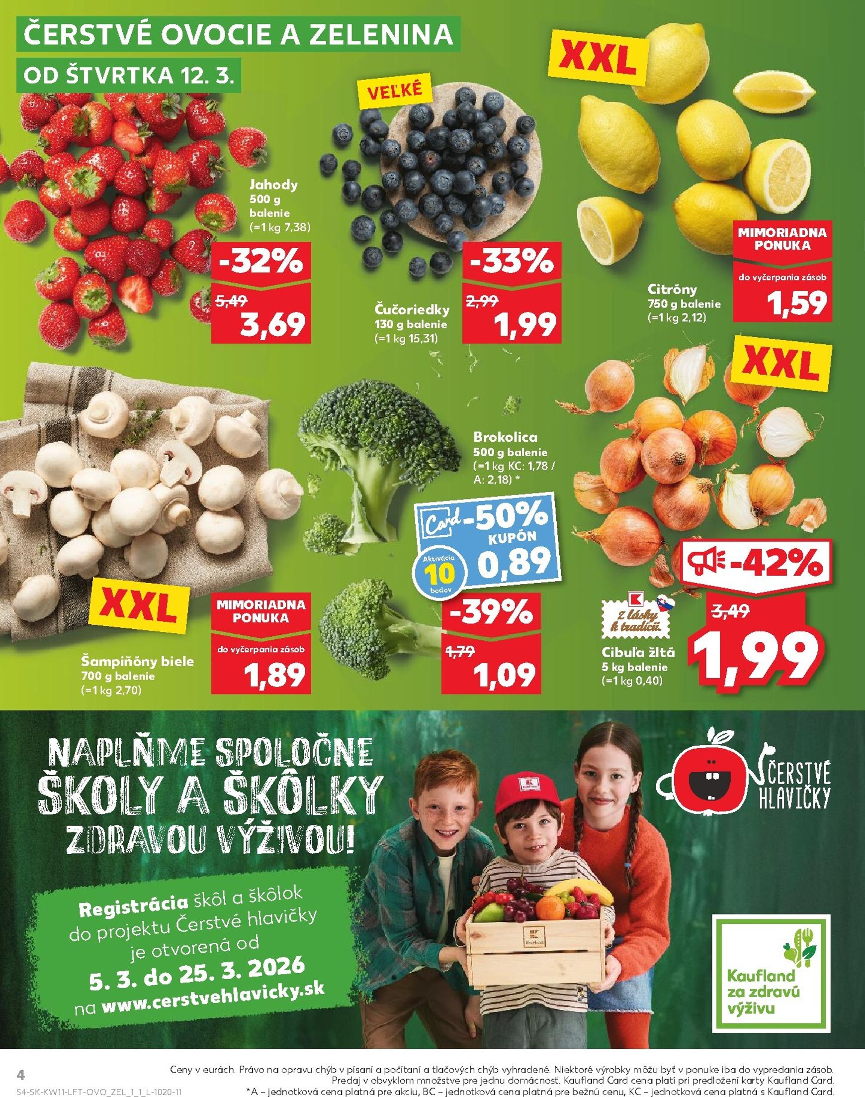 Page 4 of Aktuálny kaufland leták platný od štvrtka 12.03 do 18.03