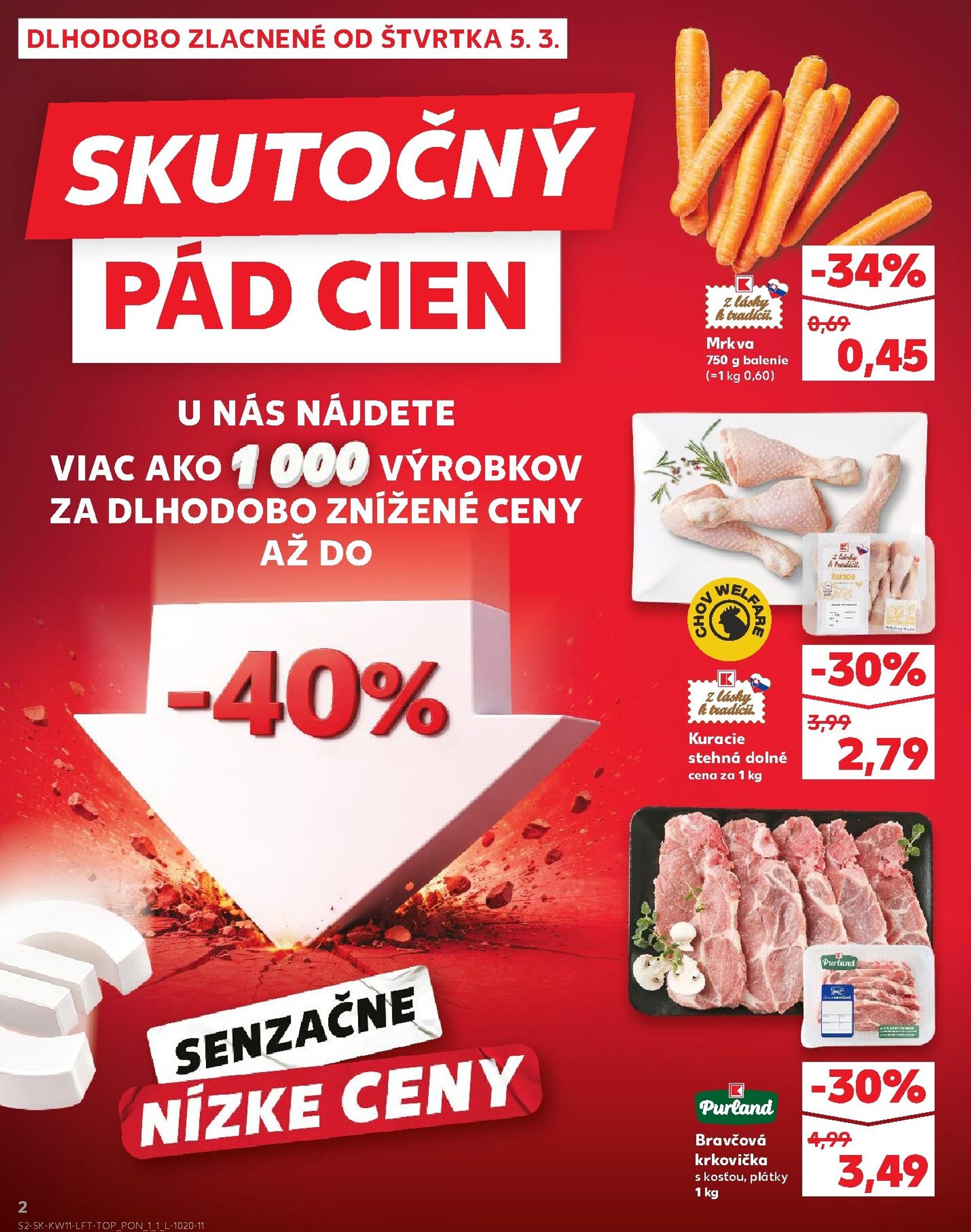 Page 2 of Aktuálny kaufland leták platný od štvrtka 12.03 do 18.03