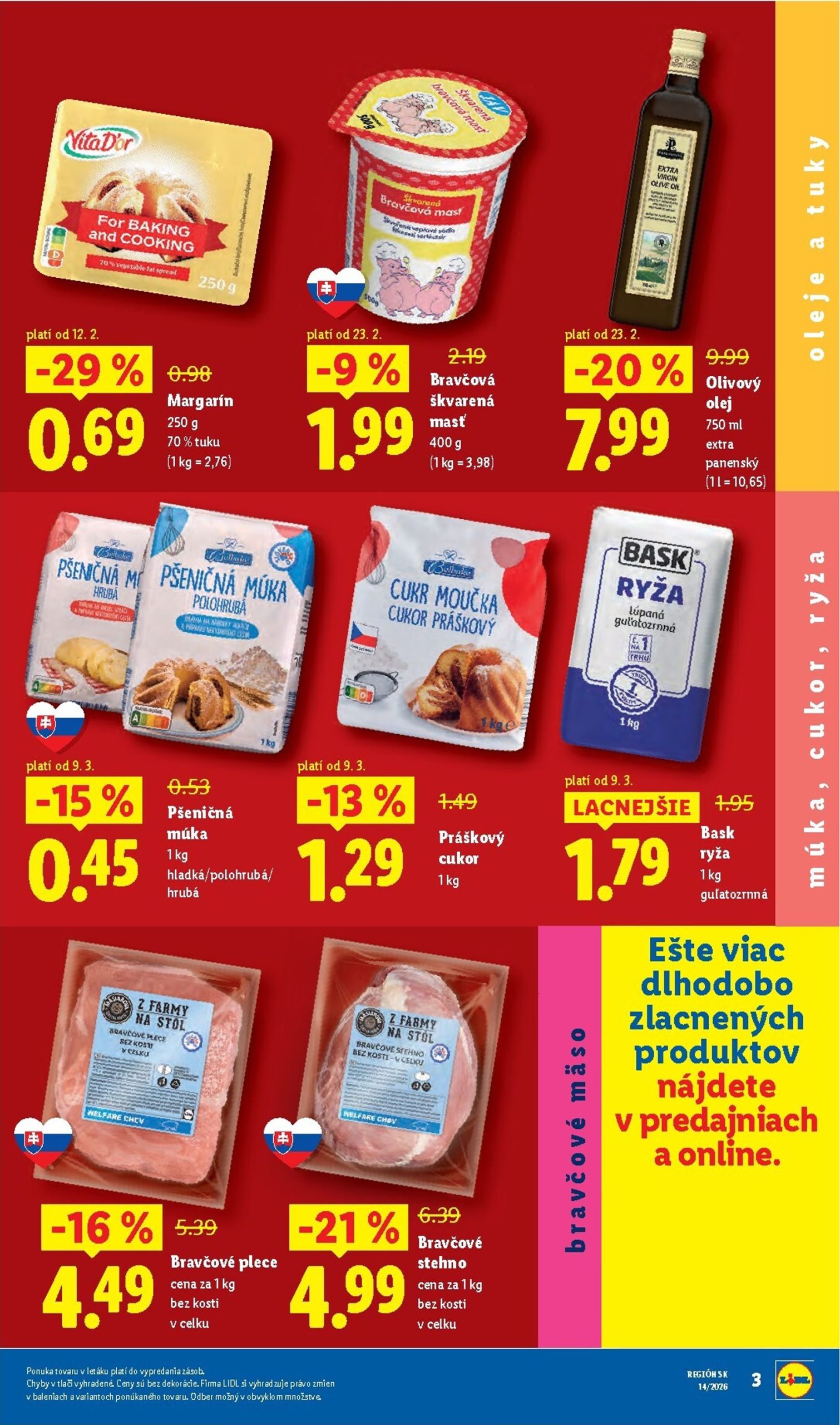 Page 3 of Aktuálny lidl leták platný od pondelka 30.03 do 04.04