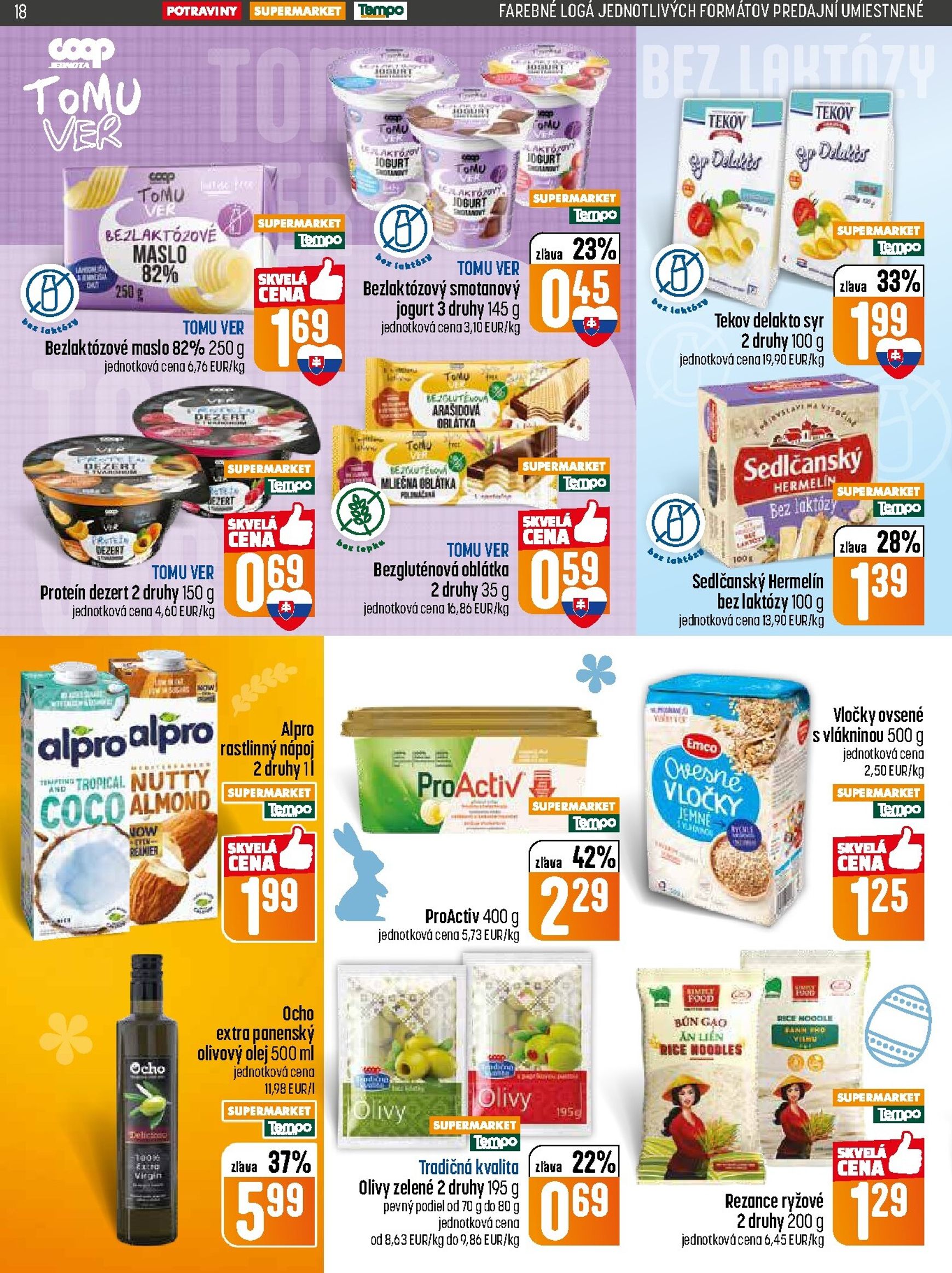 Page 18 of Aktuálny coop-jednota leták platný od utorka 31.03 do 08.04