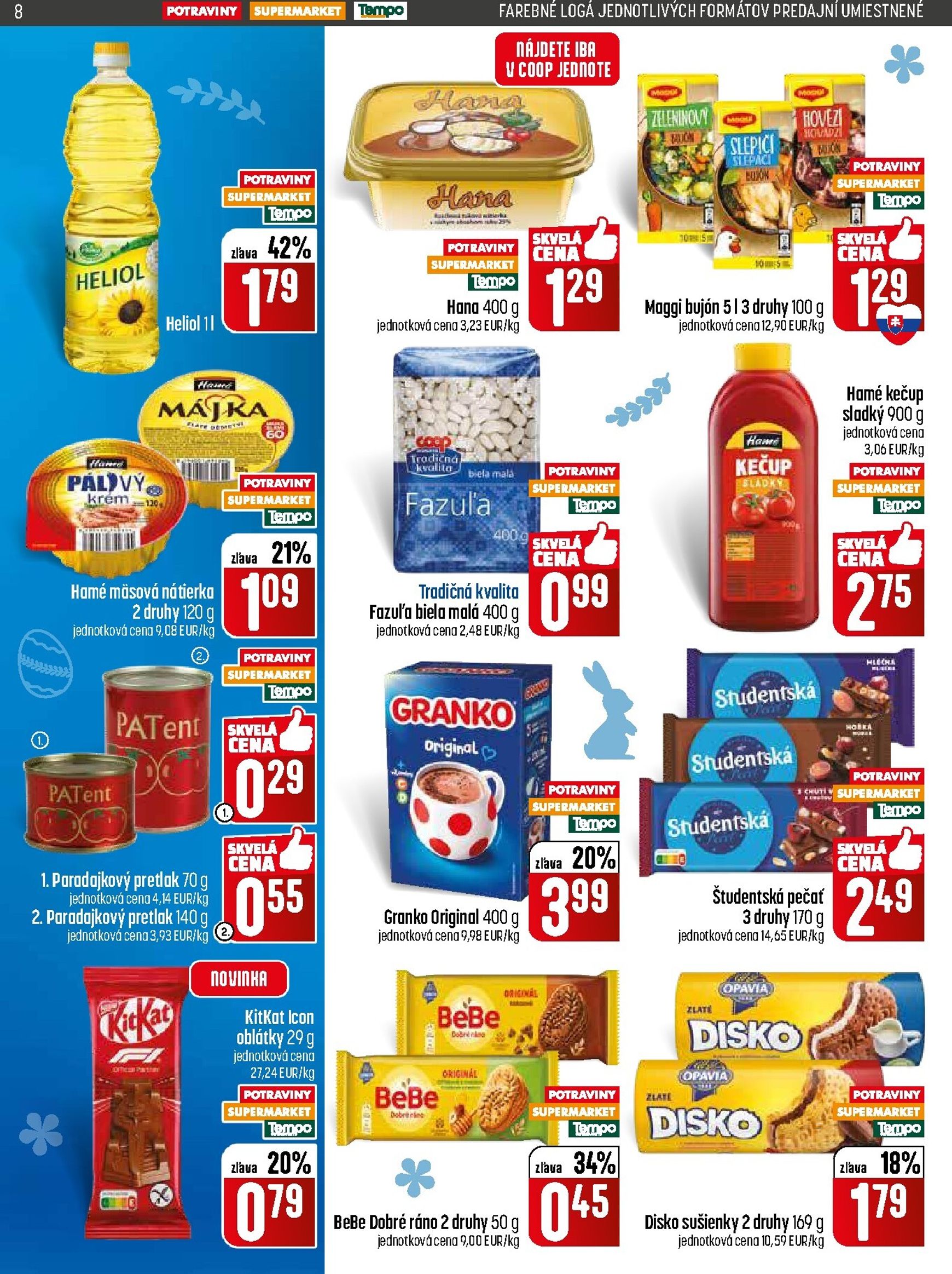 Page 8 of Aktuálny coop-jednota leták platný od utorka 31.03 do 08.04