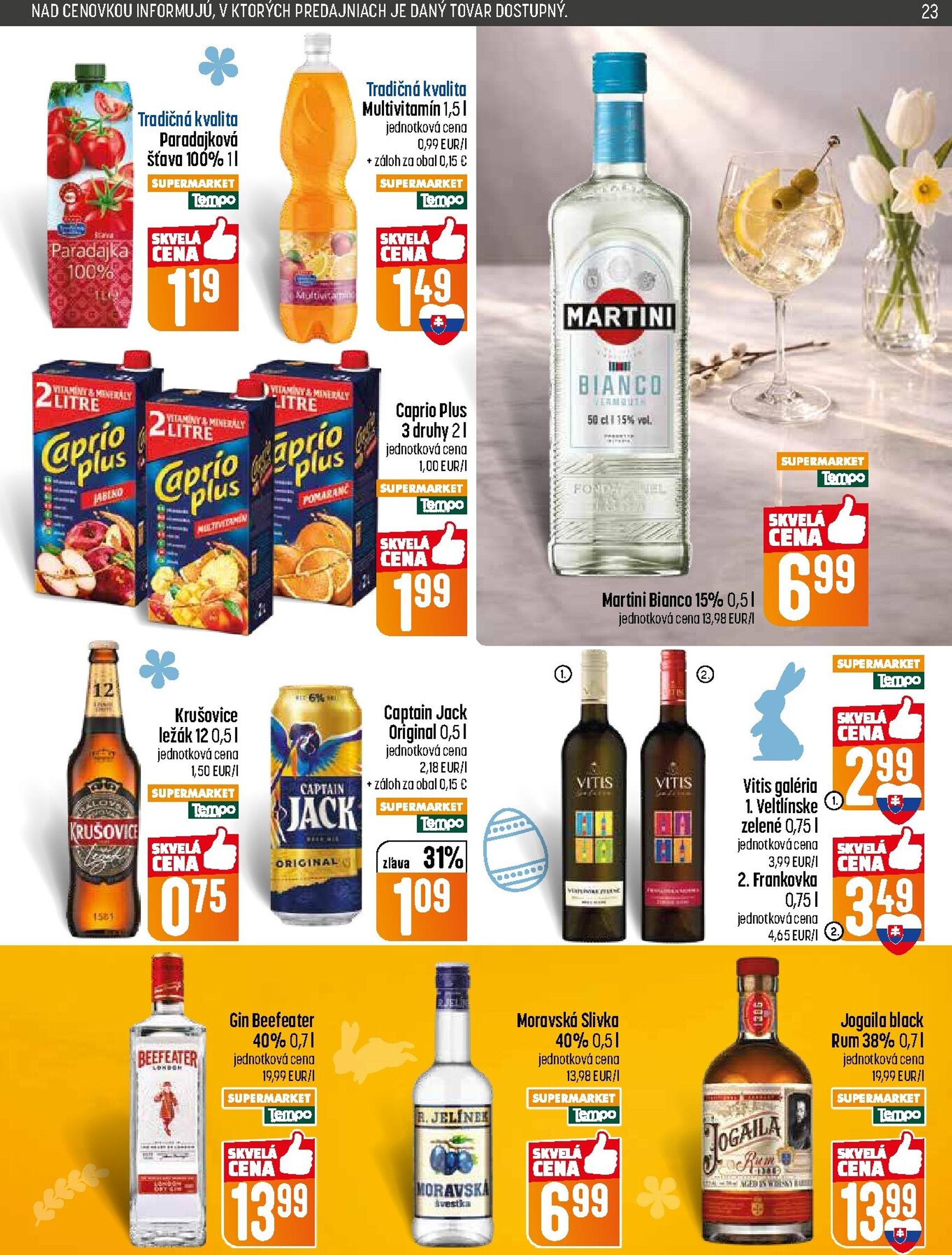 Page 23 of Aktuálny coop-jednota leták platný od utorka 31.03 do 08.04