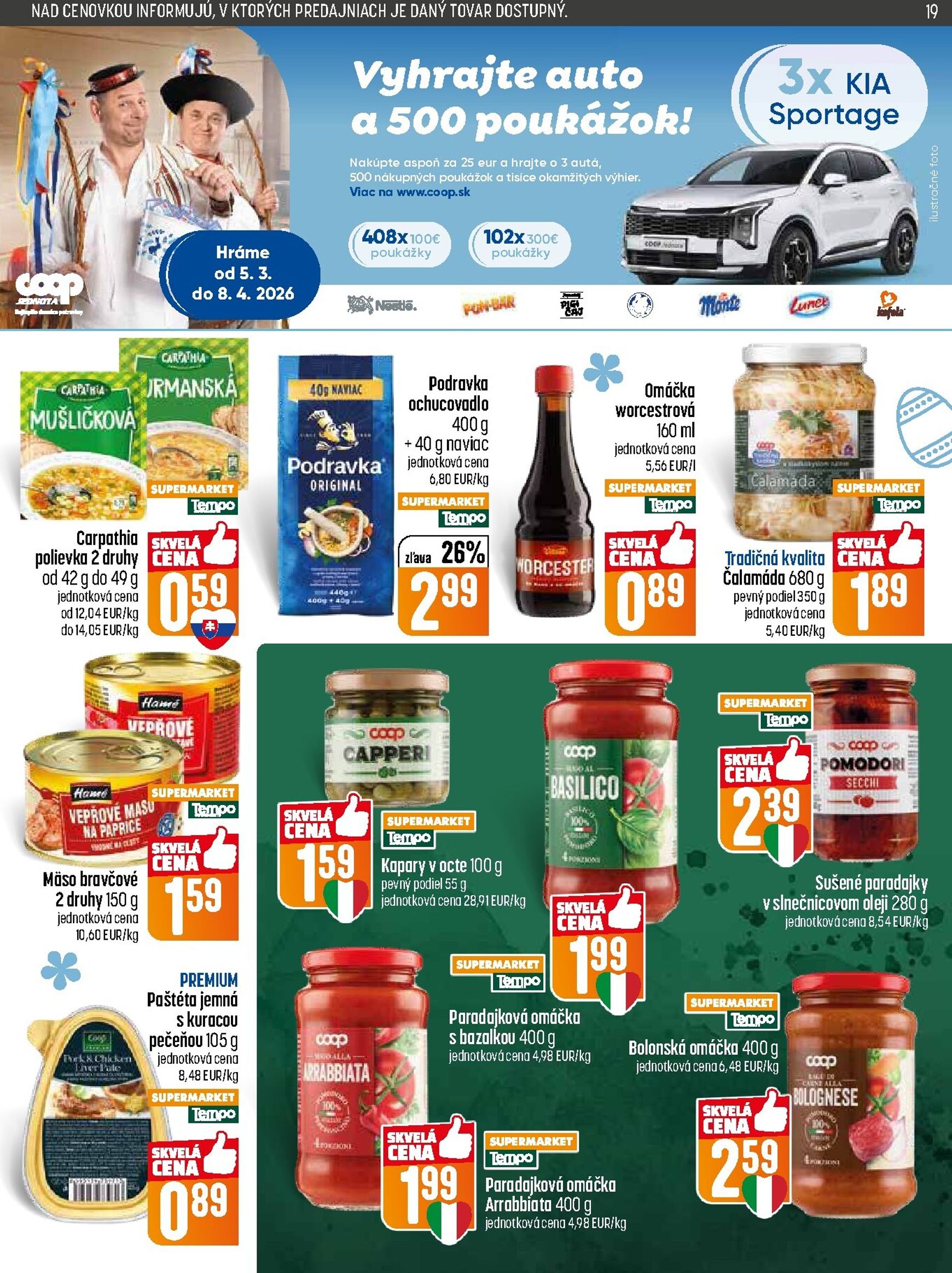 Page 19 of Aktuálny coop-jednota leták platný od utorka 31.03 do 08.04