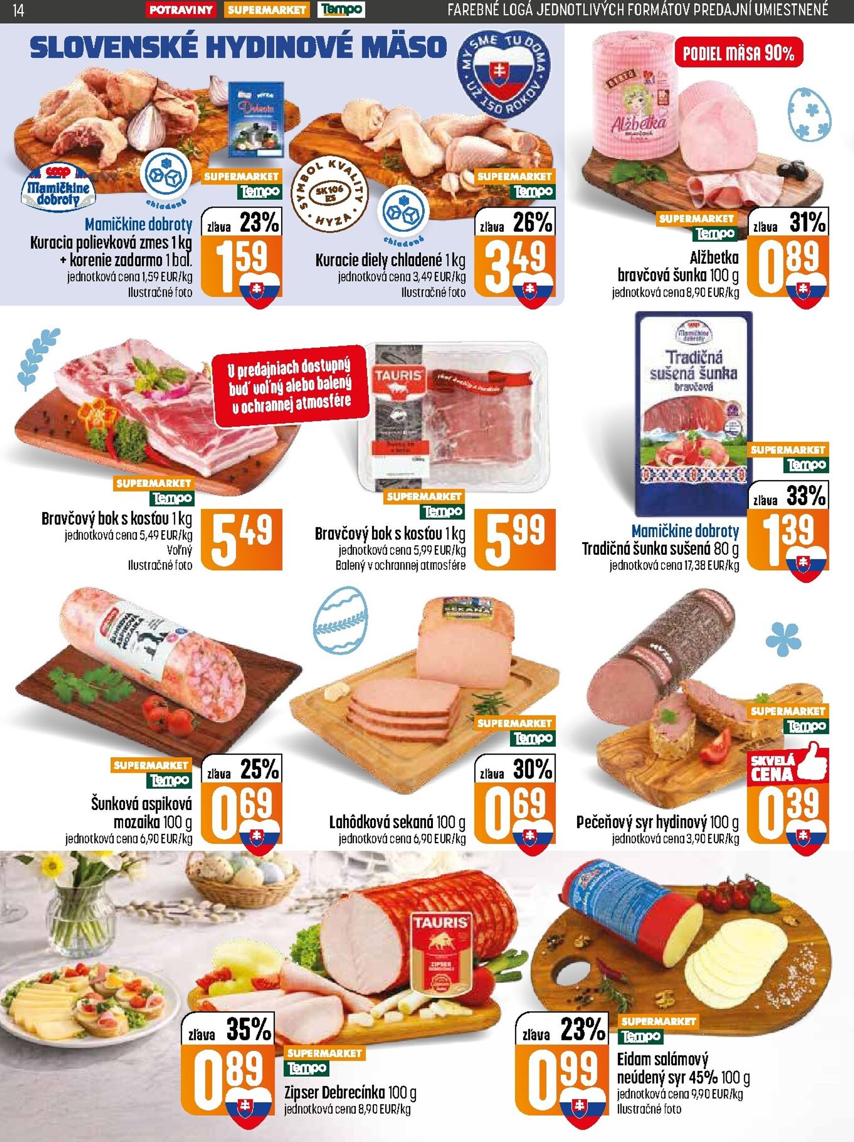 Page 14 of Aktuálny coop-jednota leták platný od utorka 31.03 do 08.04