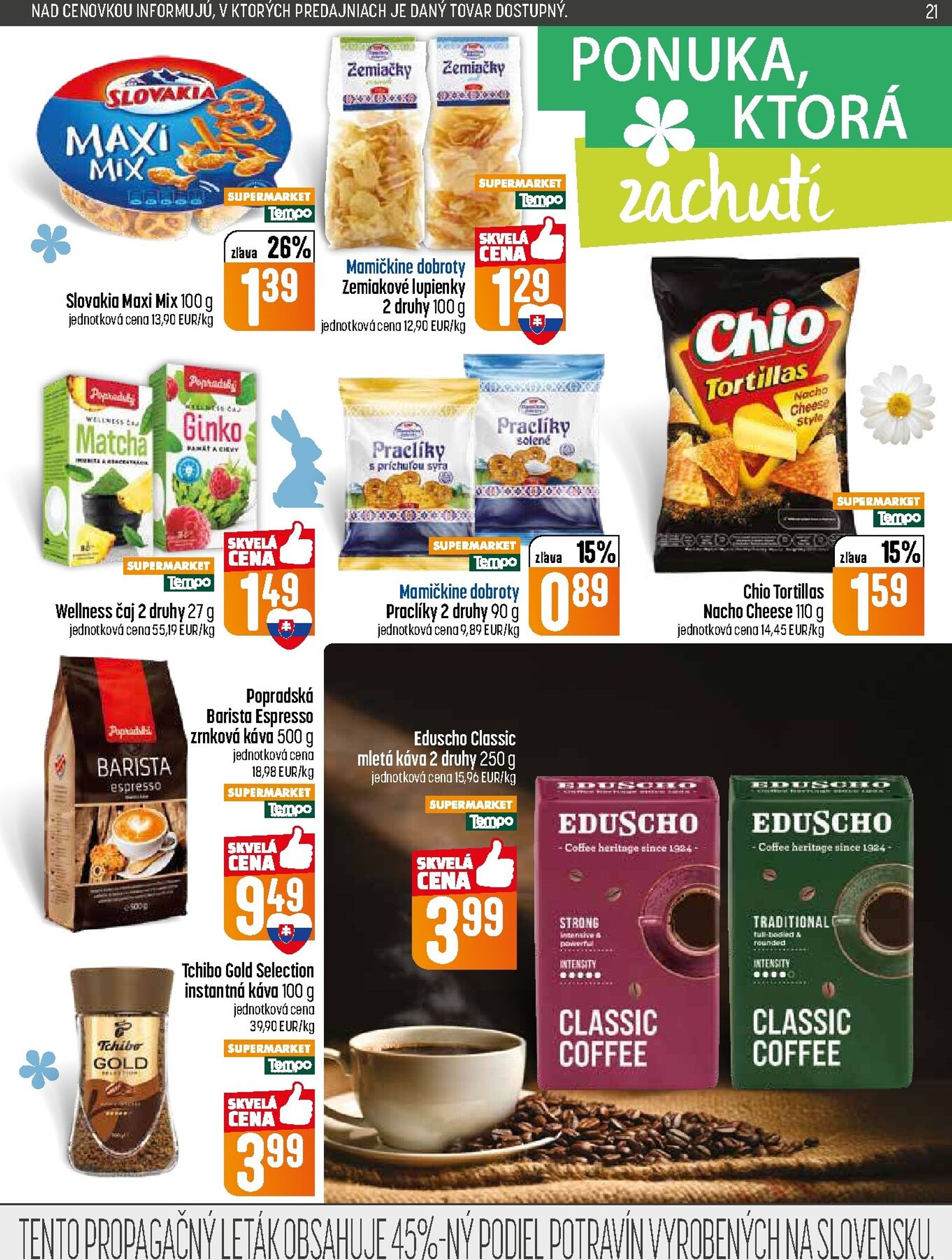 Page 21 of Aktuálny coop-jednota leták platný od utorka 31.03 do 08.04