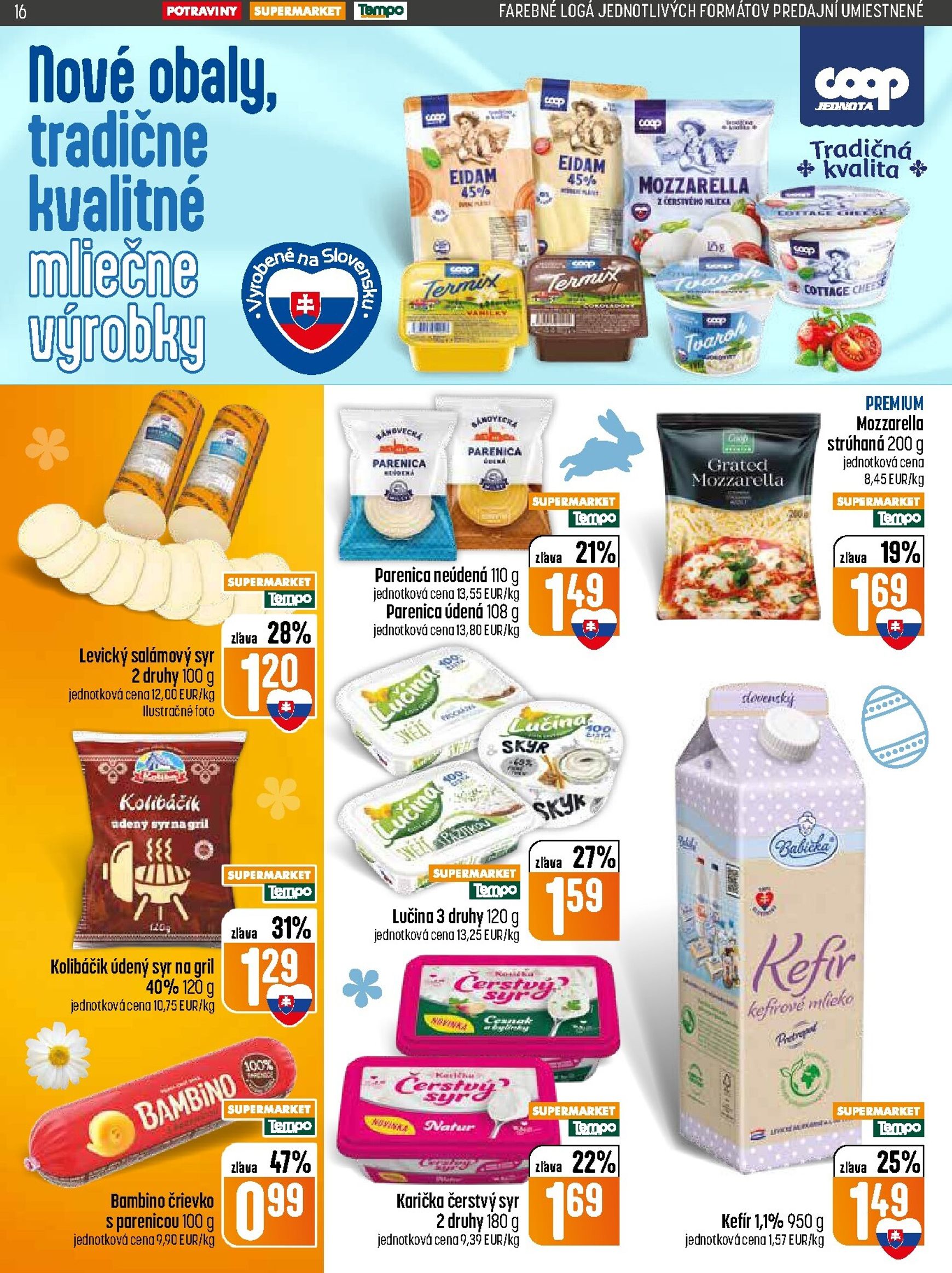 Page 16 of Aktuálny coop-jednota leták platný od utorka 31.03 do 08.04