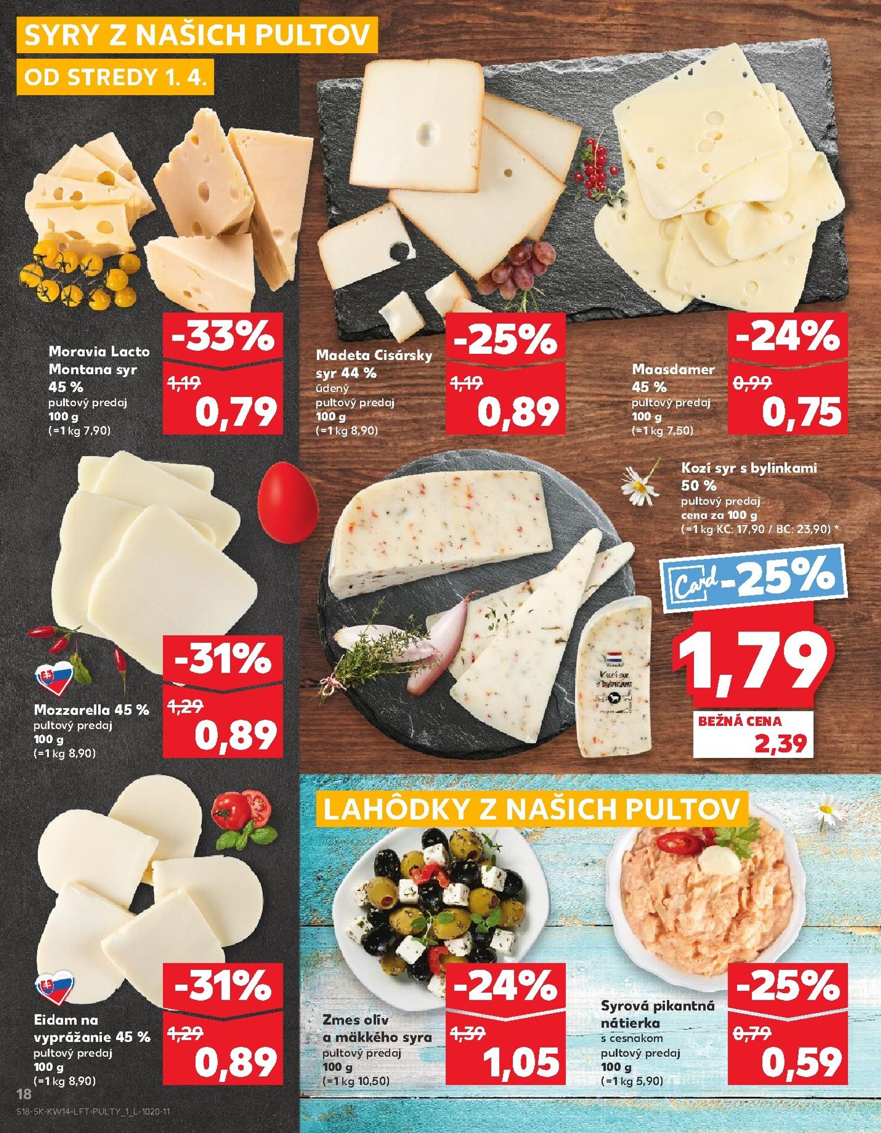 Page 18 of Aktuálny kaufland leták platný od stredy 01.04 do 08.04