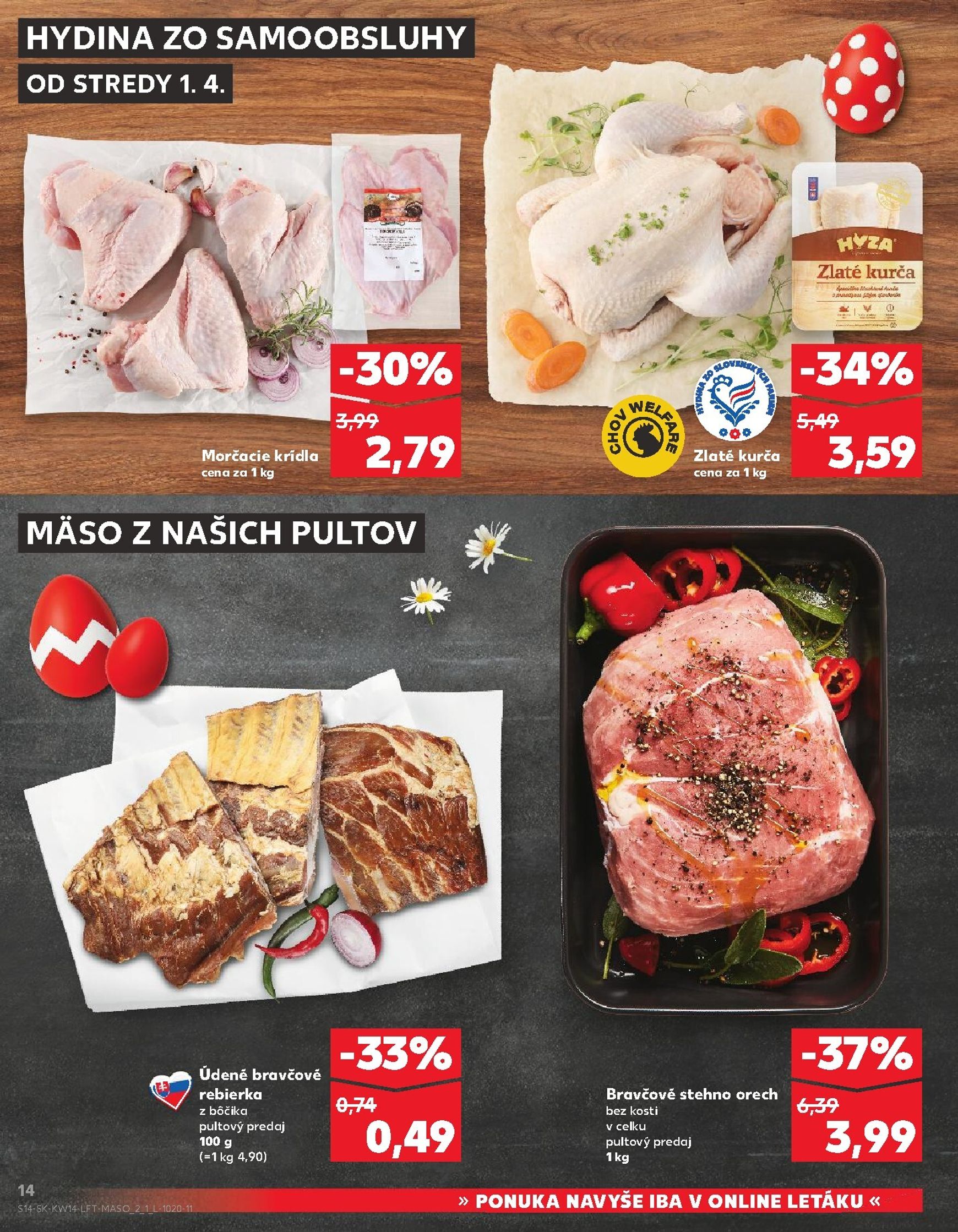 Page 14 of Aktuálny kaufland leták platný od stredy 01.04 do 08.04