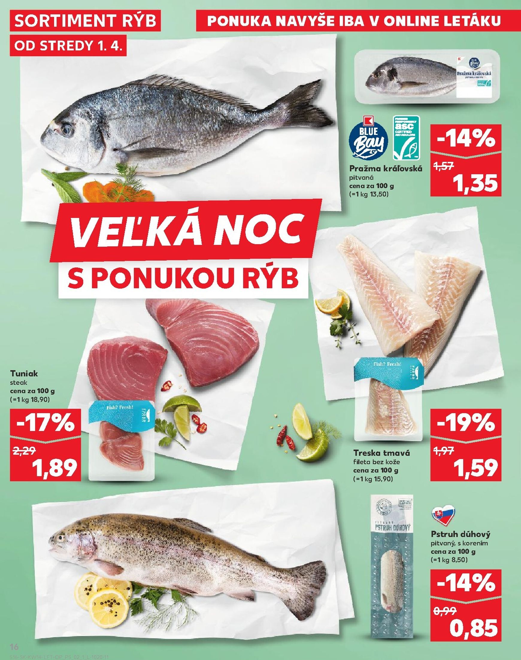 Page 16 of Aktuálny kaufland leták platný od stredy 01.04 do 08.04