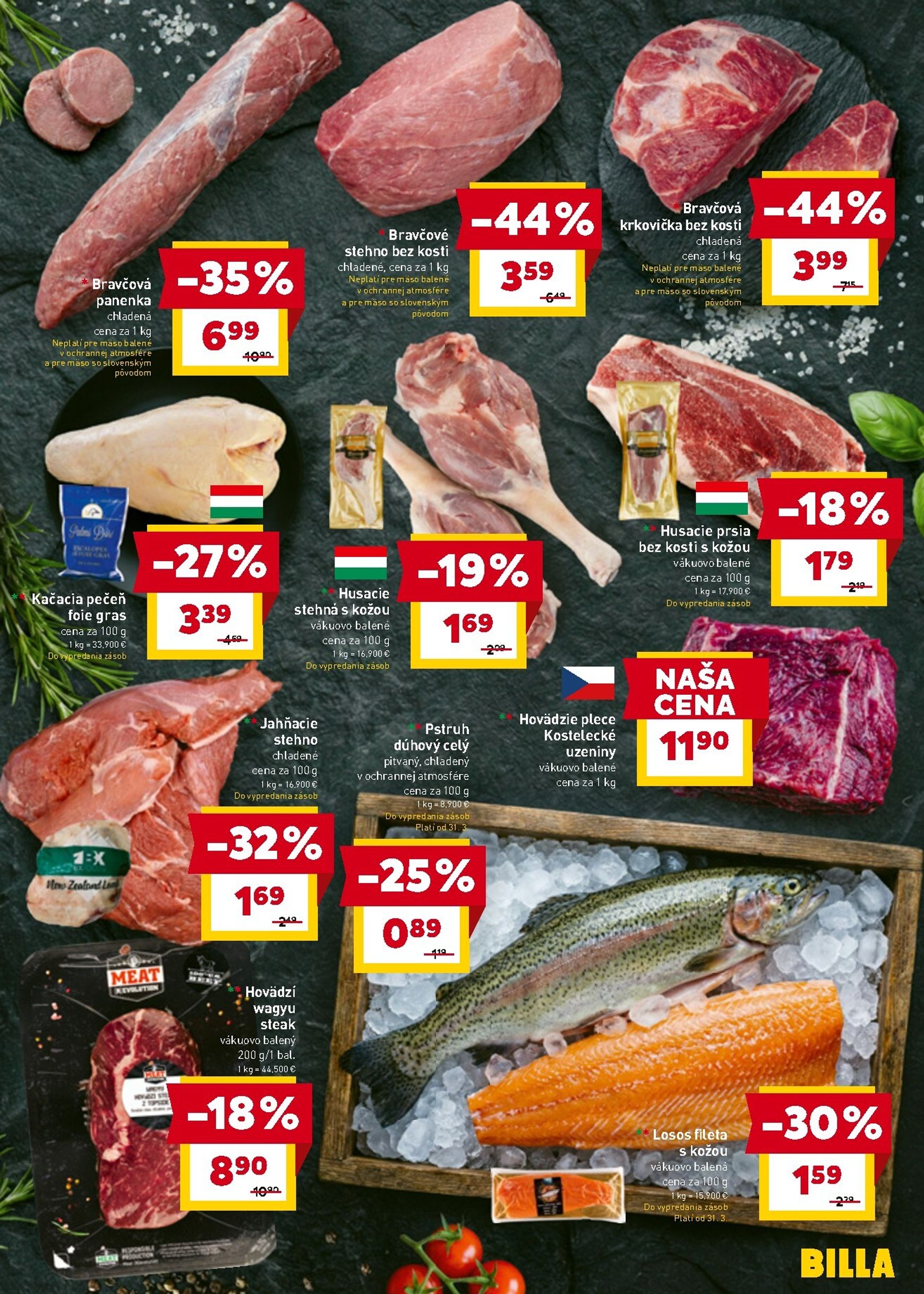 Page 7 of Aktuálny billa leták platný od pondelka 30.03 do 06.04