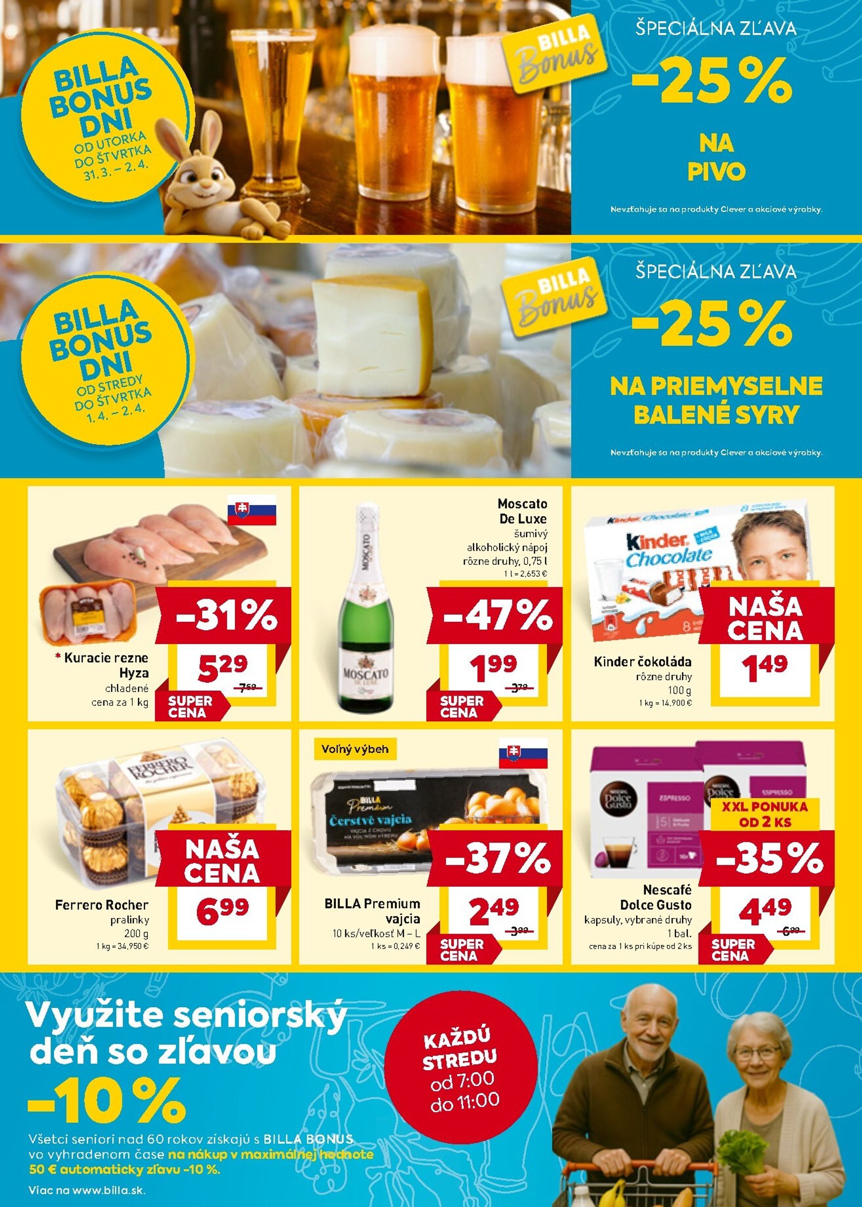 Page 2 of Aktuálny billa leták platný od pondelka 30.03 do 06.04