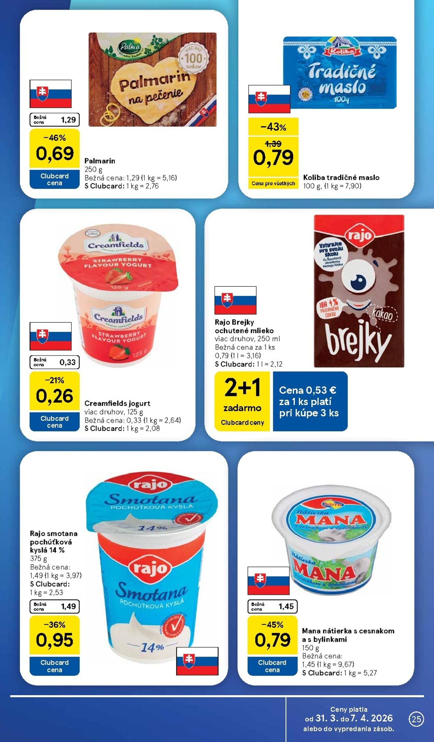Page 25 of Aktuálny tesco leták platný od utorka 31.03 do 07.04
