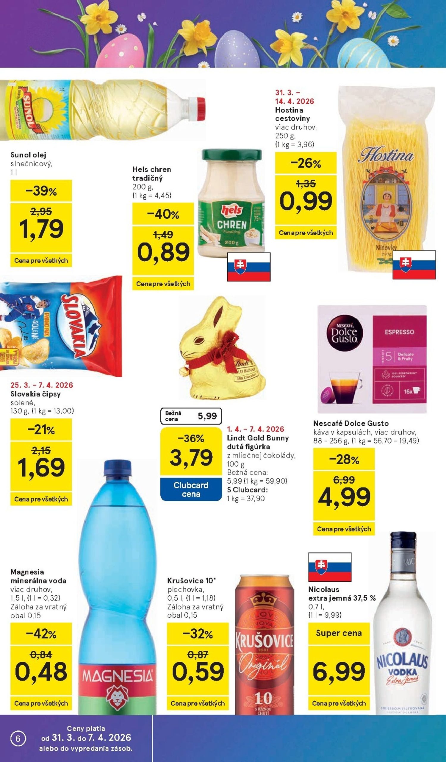 Page 6 of Aktuálny tesco leták platný od utorka 31.03 do 07.04
