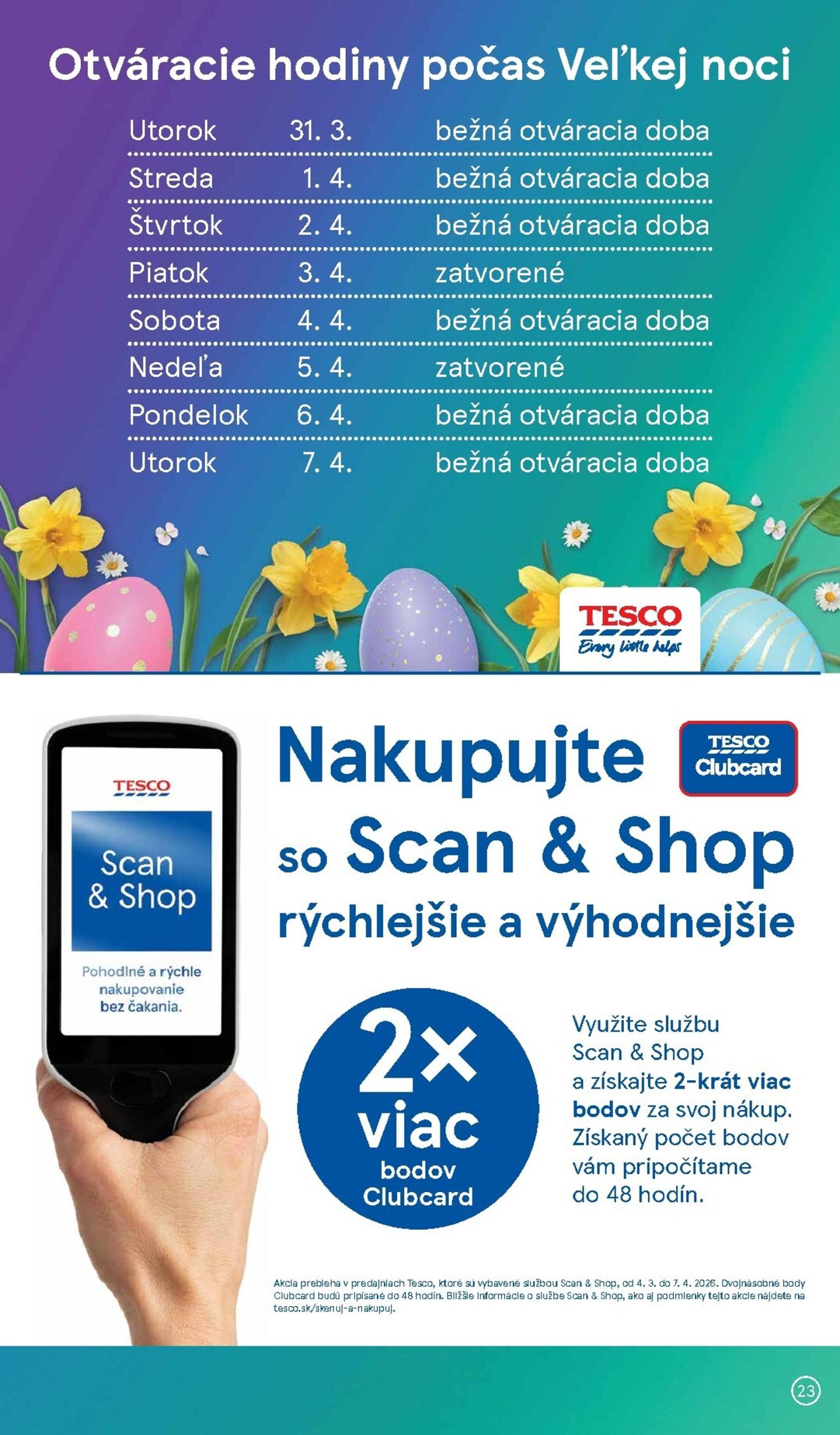 Page 23 of Aktuálny tesco leták platný od utorka 31.03 do 07.04